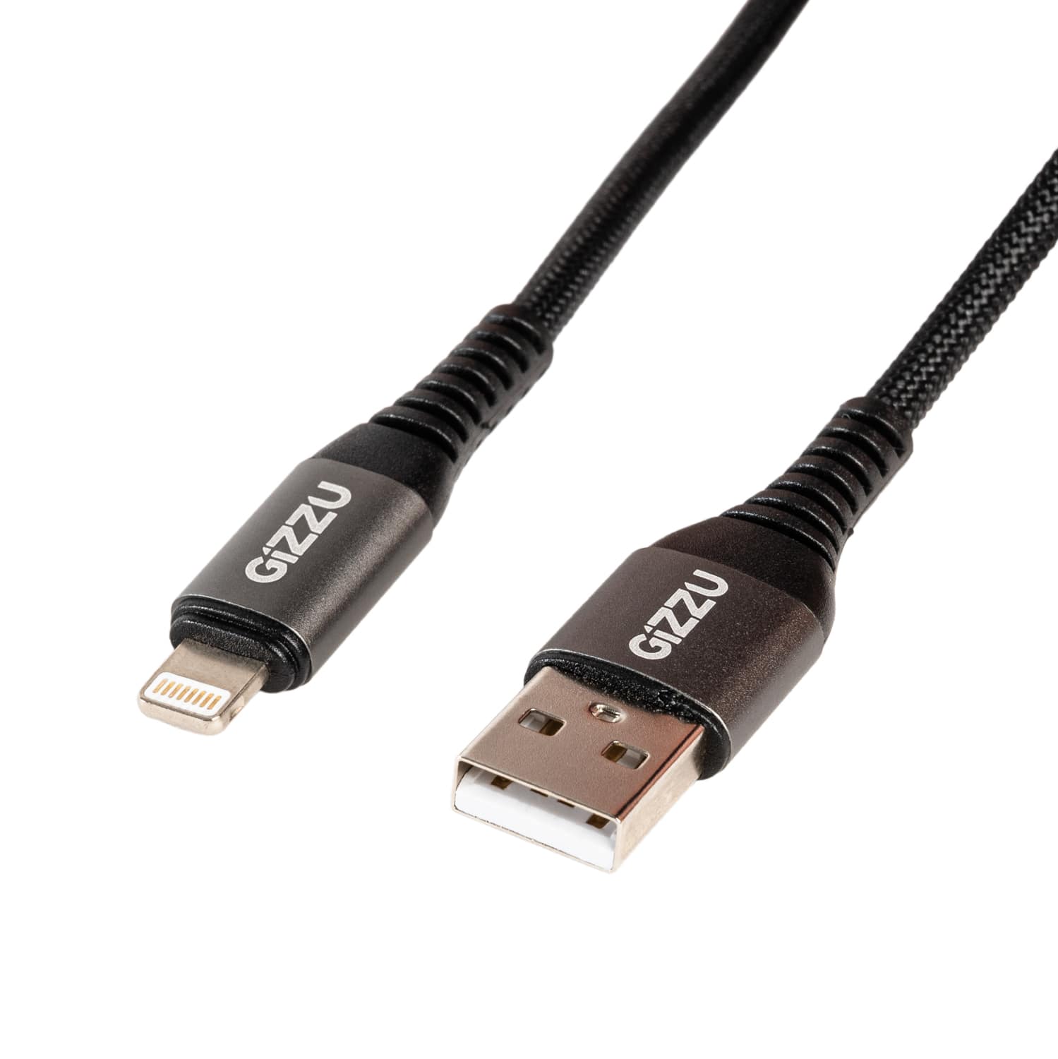 GIZZU-GCPU2L012-01-12W-USB-to-Lightning-1m-Cable_ANGLED-9208-Edit_1500x1500