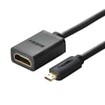 UGREEN 20134-20134 Micro HDMI Male to HDMI Female Adapter - Black