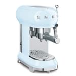 Smeg 50's Style Espresso Manual Coffee Machine Slim | Pastel Blue