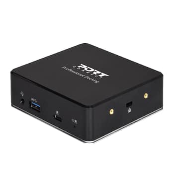 Port USB Type-CÂ to 1 x RJ45|2 x USB3.1 Gen1|2 x HDMI|1 x Type-C|1 x USB3.1 Gen1 | Apple Charging 2.4A|1 x Aux Dock - Black