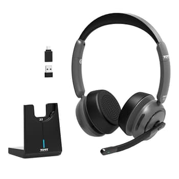 Port Connect On’r 700 Bluetooth Wireless Headset with Noise Cancellation