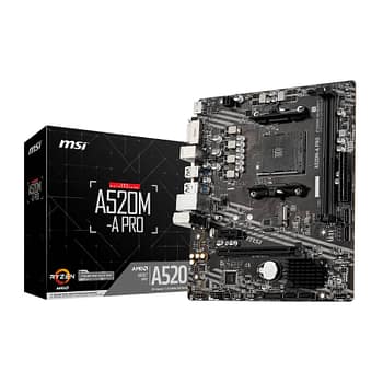 MSI A520m-a Pro Am4 AMD Matx Gaming Motherboard