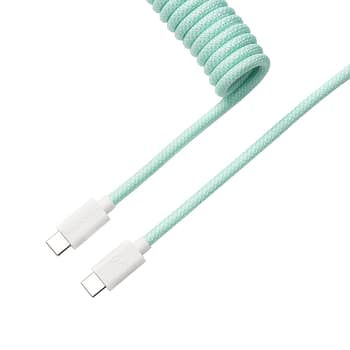Keychron Coiled Aviator Cable - Mint/straight