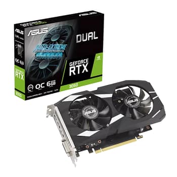 Asus NVIDIA Geforce RTX 3050 Dual Oc 6g Graphic Card