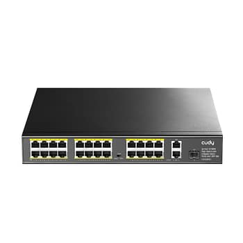 Cudy 24-port Unmanaged PoE Switch - Rack Mount