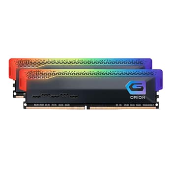 Geil Orion RGB 16gb Kit(2x8gb) 3600mhz DDR4 Desktop Gaming Memory - Grey