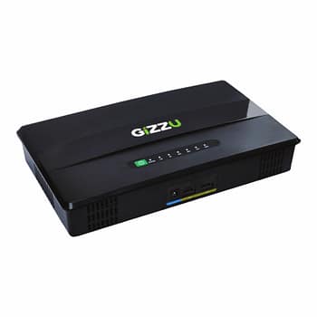 Gizzu 60w 69wh 21600mah Mini PoE Dc UPS Lifepo4 - Black