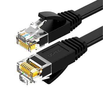 UGREEN Nw102 Cat6 U/utp Flat Ethernet Cable 0.5m - Black