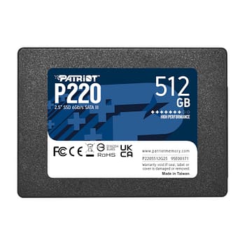 Patriot P220 512gb 2.5" SSD