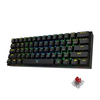 Redragon Dragonborn Wired Mechanical Keyboard RGB 67key Design - Black