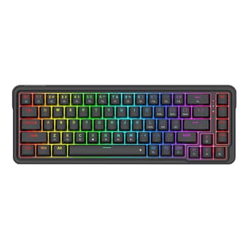 Redragon Nova K709 65% Wired Gasket RGB Gaming Keyboard - Black