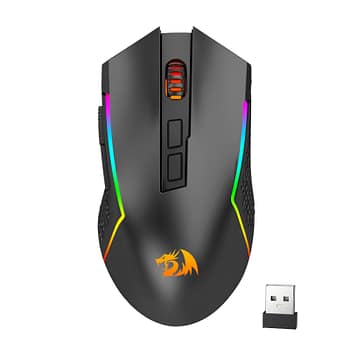 Redragon Trident Pro 8000dpi RGB Gaming Mouse - Black