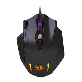 Redragon Impact 12400dpi Mmo Gaming Mouse - Black