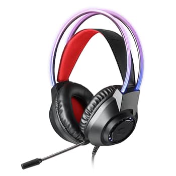 Redragon Scream Over-ear RGB Gaming Headset - Black