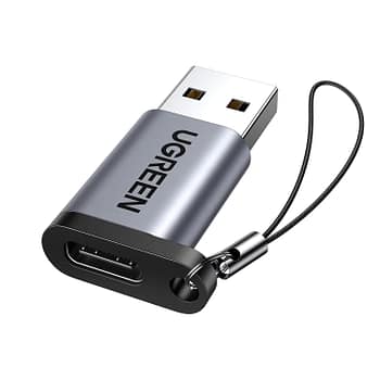 UGREEN USB 3.0 Male to Type-c 3.1 Female Adapter, Data Transfer and Charging