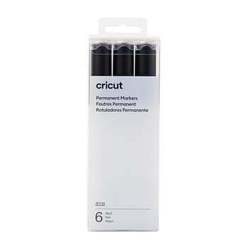Cricut Permanent Markers 2.5 Mm, Black (6 Ct)