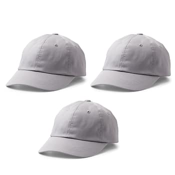 Cricut Ball Cap Hat Blank, Grey (3ct)