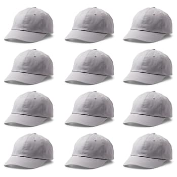 Cricut Ball Cap Hat Blank, Grey (12ct)