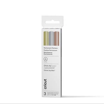 Cricut Joy Permanent Metallic Markers 1.0 Mm, Gold/silver/copper (3 Ct)