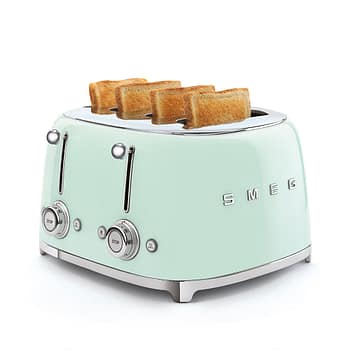 Smeg Square Four Slice Toaster Glossy Finish